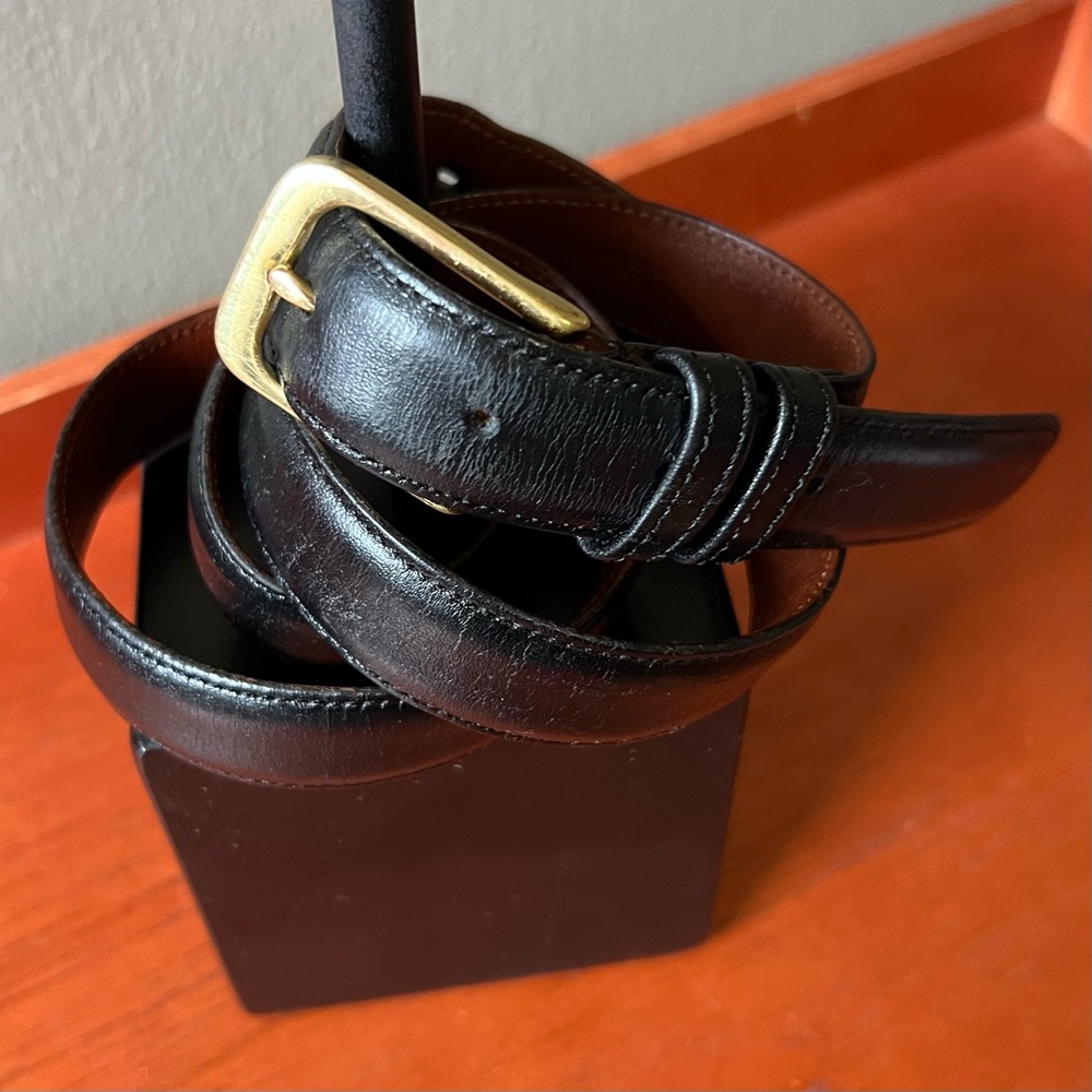 Coach Black Leather Women’s Belt Good Condition